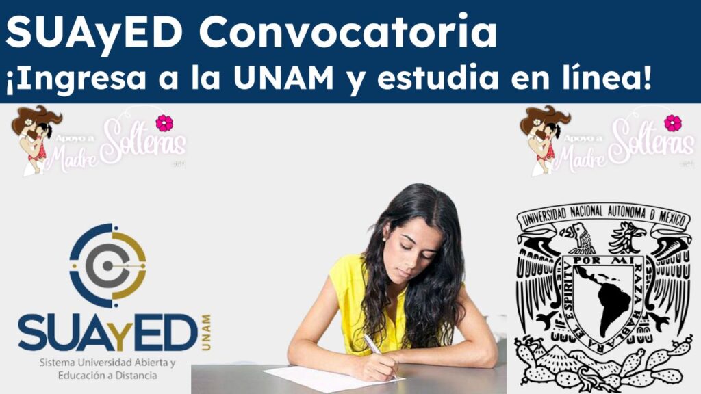 SUAyED Convocatoria ¡Ingresa A La UNAM Y Estudia En Línea! 🥇 【 Abril 2024】