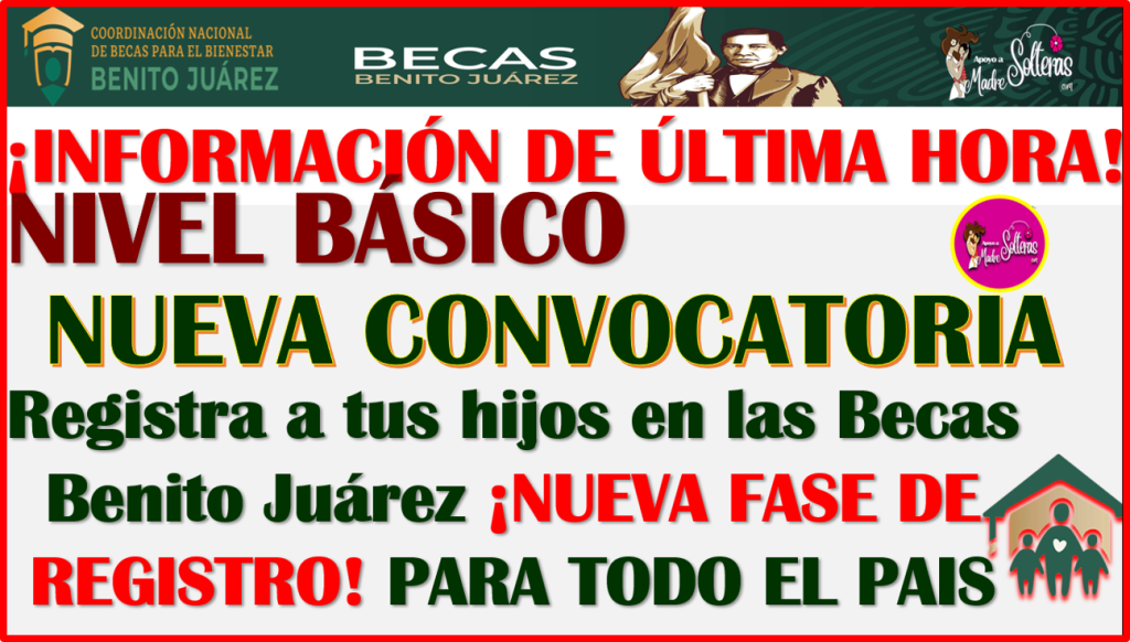 SE ABRE CONVOCATORIA Para REGISTRAR A Tus Hijos En La Beca Benito