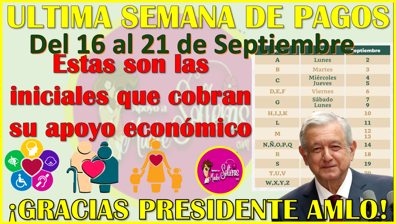 ¡ULTIMA SEMANA DE PAGOS! Estos Son Los Pensionados Del Bienestar Que ...
