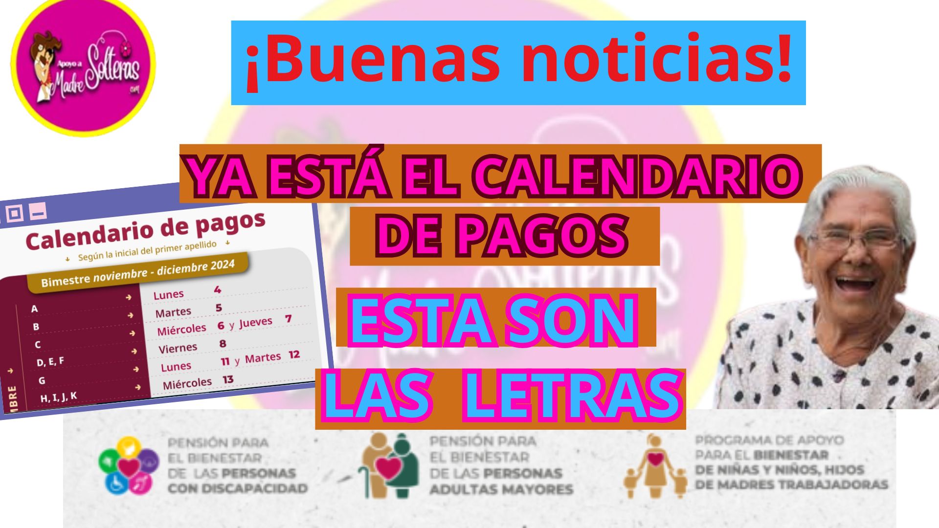 "¡Atención! 📅 Calendario De Pagos Noviembre-Diciembre Para Programas De ...