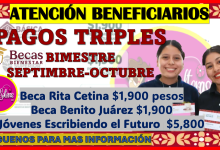 CONOCE LOS MONTOS Y FECHAS DEL PAGO TRIPLE DE LAS BECAS BIENESTAR PROGRAMADO PARA OCTUBRE