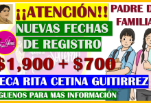 ¿Sabías que hay nuevas fechas de registro para cobrar $1,900 de la Beca Rita Cetina Gutiérrez? aquí te explico