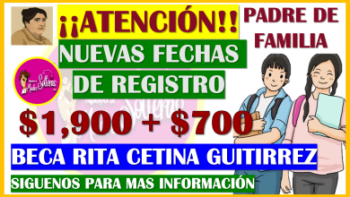 ¿Sabías que hay nuevas fechas de registro para cobrar $1,900 de la Beca Rita Cetina Gutiérrez? aquí te explico