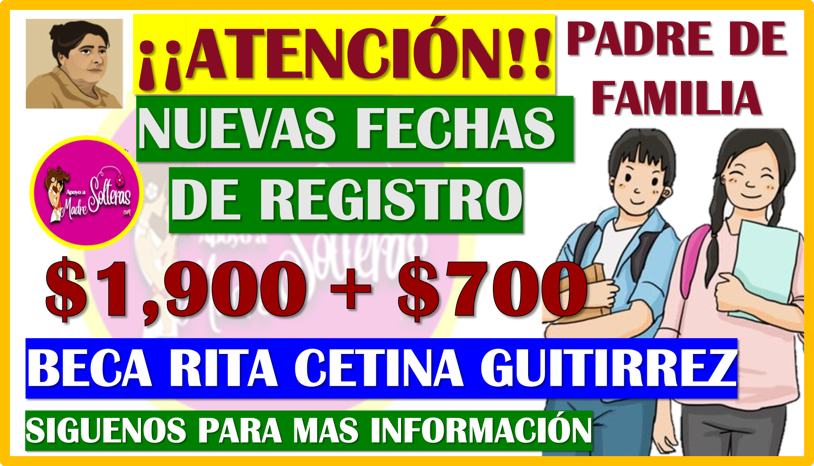 ¿Sabías que hay nuevas fechas de registro para cobrar $1,900 de la Beca Rita Cetina Gutiérrez? aquí te explico
