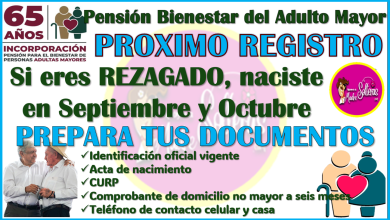 Ve preparando tus documentos para tu registro en Octubre Adulto Mayor, aquí más detalles