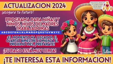 PROGRAMA PARA NIÑAS Y NIÑOS, HIJOS DE MADRES TRABAJADORAS: ¡EL MOMENTO HA LLEGADO!, EL CUARTO BIMESTRE COMIENZA EL PRÓXIMO MES, ¡PREPARATE!