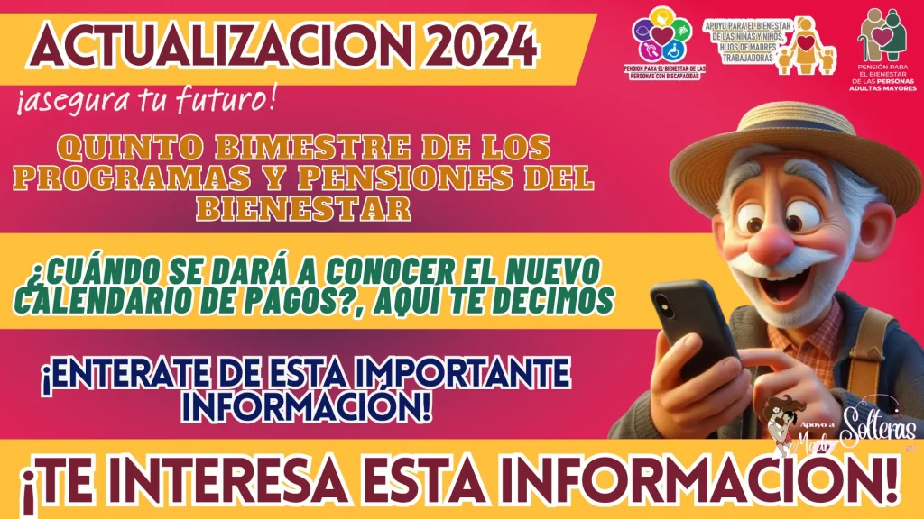 QUINTO BIMESTRE DE LOS PROGRAMAS Y PENSIONES DEL BIENESTAR: ¿CUÁNDO SE DARÁ A CONOCER EL NUEVO CALENDARIO DE PAGOS?, AQUÍ TE DECIMOS