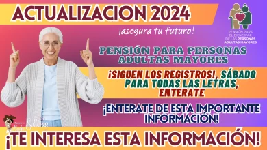 PENSIÓN PARA PERSONAS ADULTAS MAYORES: ¡SIGUEN LOS REGISTROS!, SÁBADO PARA TODAS LAS LETRAS, ENTERATE