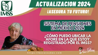 SISTEMA DE PENSIONES EN MÉXICO 2024: ¿CÓMO PUEDO UBICAR LA AFORE EN LA QUE ESTOY REGISTRADO POR EL IMSS?