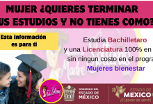 Mujer ¡Realiza tus estudios gratis de Bachillerato y Licenciatura!: Mujeres con Bienestar