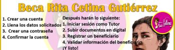 Calendario Oficial de Registro en la Beca Rita Cetina Gutierrez 2024-2025, aquí más detalles