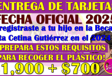 Este 20 de Enero 2025 comienza la ENTREGA DE TARJETAS para la Beca Rita Cetina Gutierrez, aquí toda la información