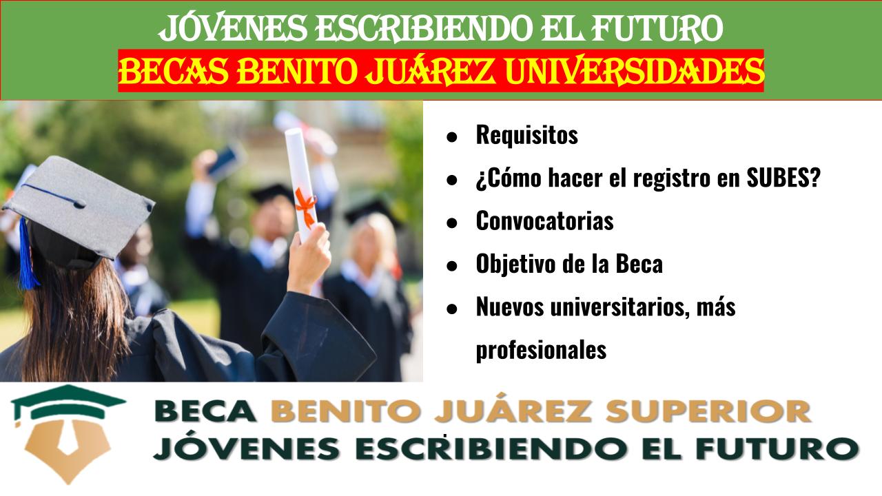 Becas Benito Juárez Universidades
