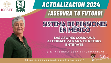 SISTEMA DE PENSIONES EN MÉXICO: LAS AFORES COMO UNA ALTERNATIVA PARA TU RETIRO, ENTERATE