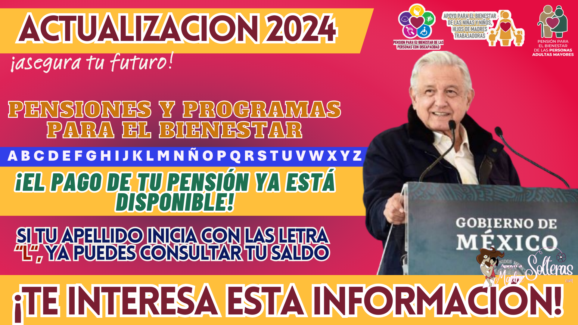 CUARTO PAGO A BENEFICIARIOS DE LOS PROGRAMAS DEL BIENESTAR: SI TU APELLIDO INICIA CO LA LETRA “L”, YA PUEDES CONSULTAR TU SALDO