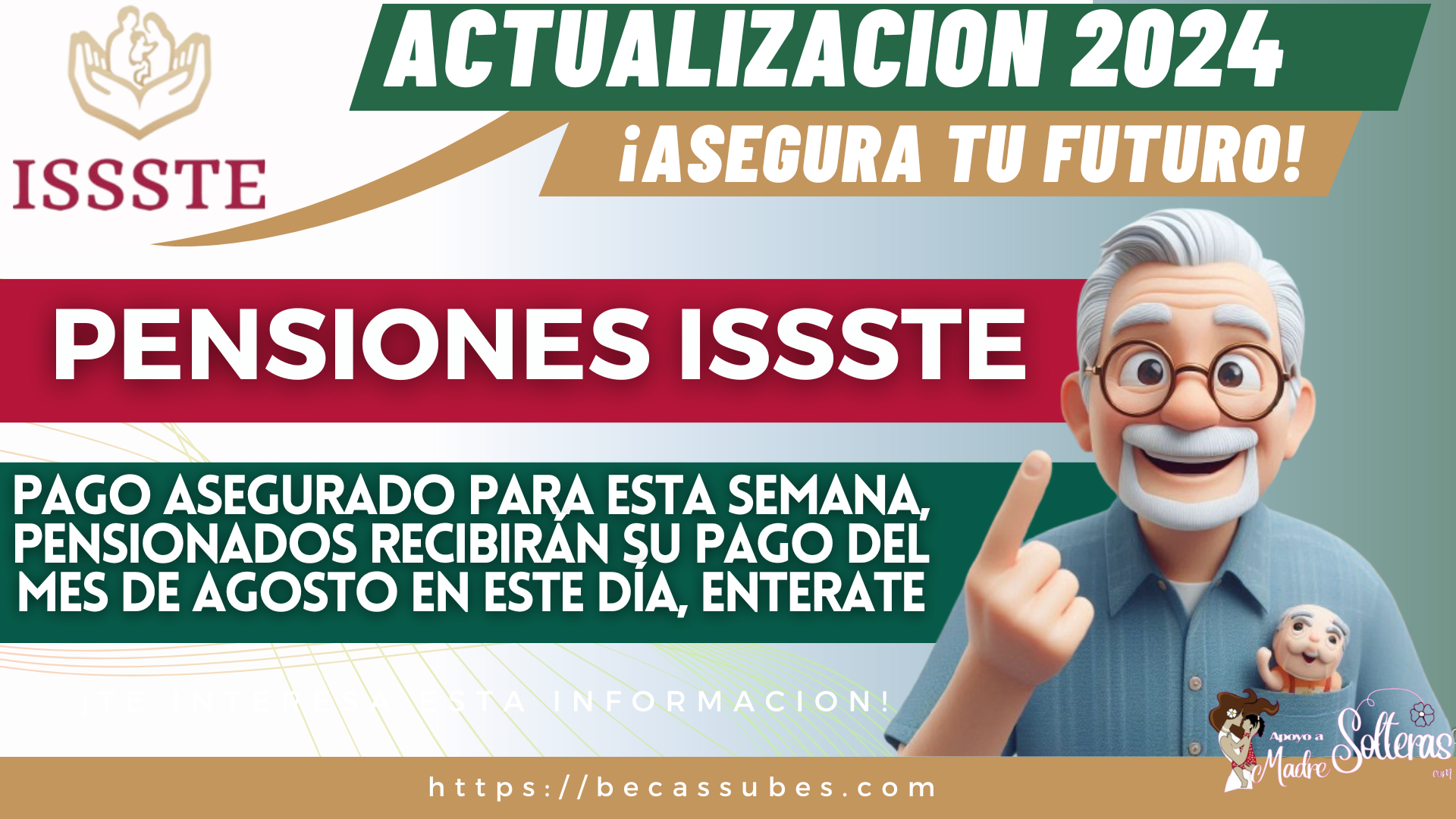 PENSIONES ISSSTE: PAGO ASEGURADO PARA ESTA SEMANA, PENSIONADOS RECIBIRÁN SU PAGO DEL MES DE AGOSTO EN ESTE DÍA, ENTERATE