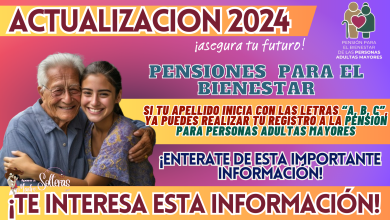 SI TU APELLIDO INICIA CON LAS LETRAS “A, B, C”, YA PUEDES REALIZAR TU REGISTRO A LA PENSIÓN PARA PERSONAS ADULTAS MAYORES