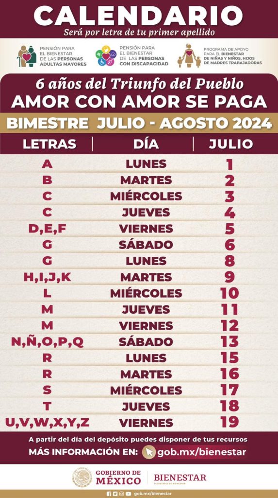 ¡DE ULTIMA HORA! Este Es El Calendario Oficial De Pagos 2024 De Las ...
