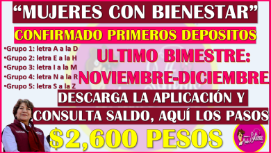 Primeros depósitos de Mujeres con Bienestar ¡ULTIMO PAGO 2024! Descarga App y consulta saldo