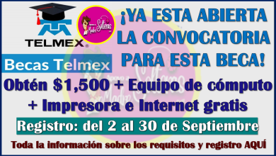 ¡Ya puedes solicitar la Beca TELMEX 2024! aquí te comparto toda la información