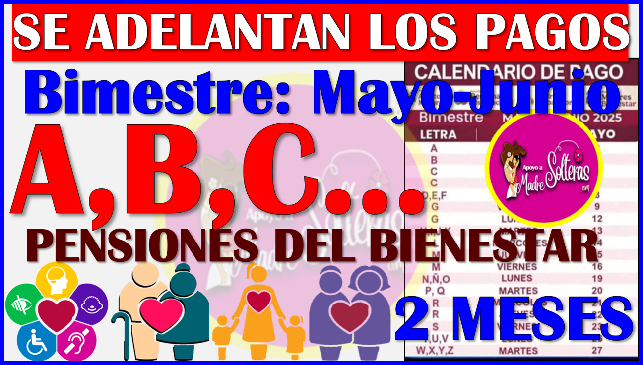 ▷ Se anuncia el tercer calendario de pagos 2025 de las Pensiones del Bienestar conocelo aquí » 2025 Apoyos a Madres Solteras 🥇 Se anuncia el tercer calendario de pagos 2025 de las Pensiones del Bienestar conocelo aquí
