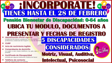 ¿Quieres saber cuales se consideran discapacidades permanentes para solicitar la Pensión Bienestar de Discapacidad? Te informamos