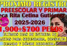 Se aproxima el REGISTRO para Preescolar y Primaria de la Beca Rita Cetina Gutierrez 2025-2026