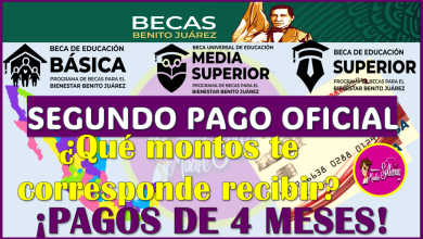 Segundo Pago Oficial para las Becas Benito Juárez Básica, Media Superior y Superior 2024 ¡CADA VEZ MÁS CERCA!