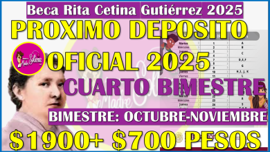 ¿Cuando se llevará a cabo el próximo pago de la Beca Rita Cetina Gutierrez 2025? aqui te informamos