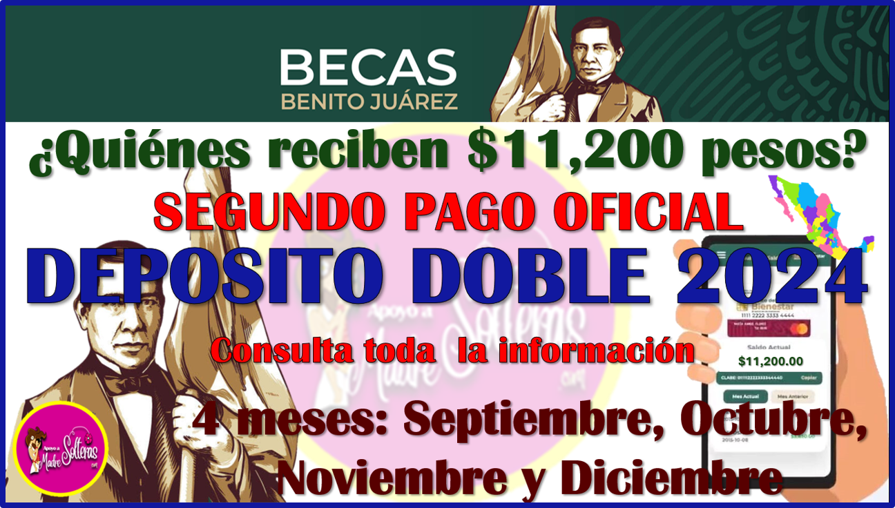 Siguiente pago doble ¿Quienes reciben $11,200 pesos? Becas Benito Juárez 2024