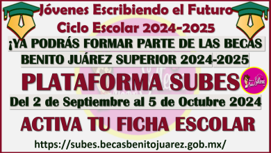 Ya hay FECHAS DE REGISTRO para la Beca Jóvenes Escribiendo el Futuro 2024-2025, aquí toda la información