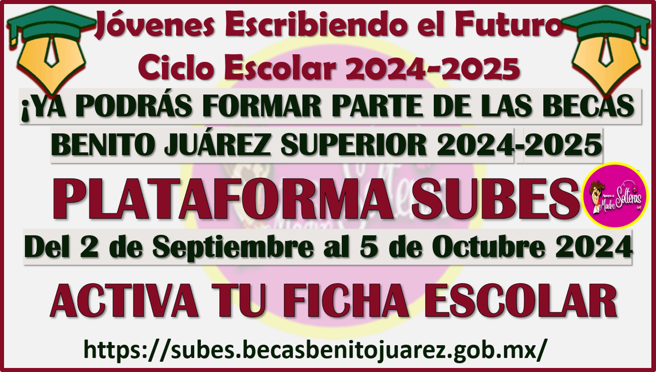 Ya hay FECHAS DE REGISTRO para la Beca Jóvenes Escribiendo el Futuro 2024-2025, aquí toda la información