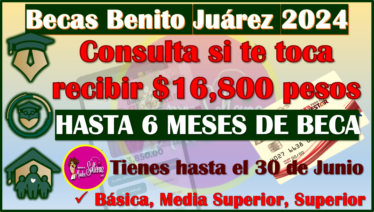 ¡ATENCIÓN ALUMNOS! Consulta si te toca recibir PAGOS TRIPLES hasta $16 800 pesos: Becas Benito Juárez 2024