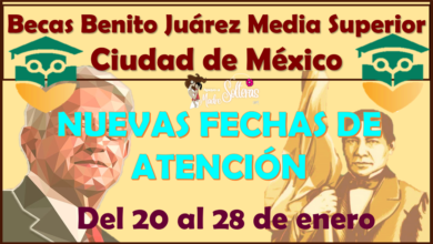 Atención Becarios de Educación Media Superior de la Ciudad de México, ¡NUEVAS FECHAS DE ATENCIÓN!