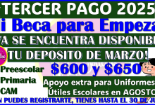 Ya puedes consultar saldo tu TERCER PAGO de Mi Beca para Empezar ya esta disponible en tu Tarjeta