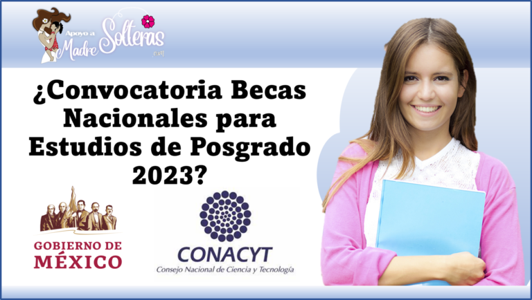 Convocatoria Becas Nacionales Para Estudios De Posgrado 2023 🥇 【 Junio ...