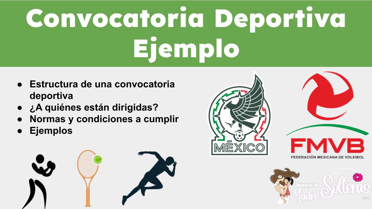 Convocatoria Deportiva Ejemplo