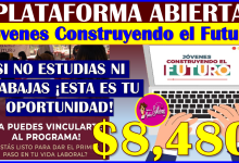 Ya se abrió la convocatoria para registrarte en el Programa de Jóvenes Construyendo el Futuro