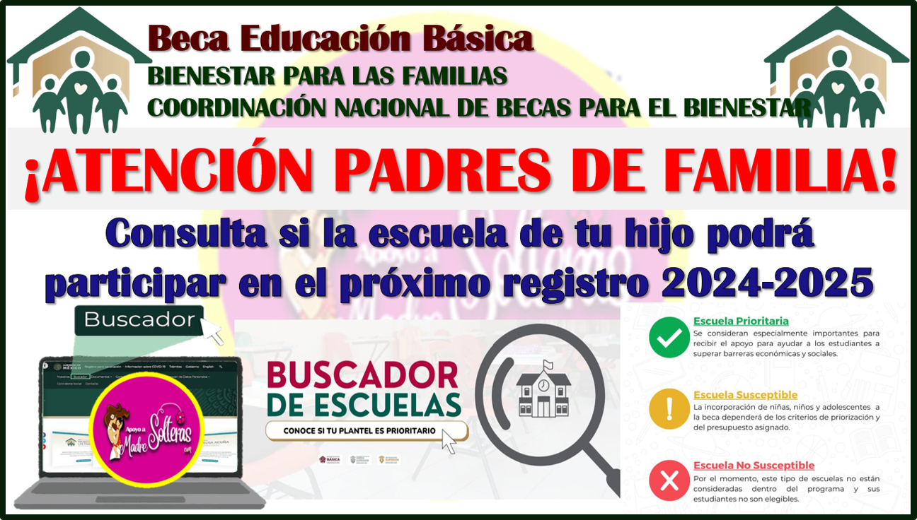 ¿Tu escuela es prioritaria para el registro de las Becas Benito Juárez 2024-2025? aquí te explico