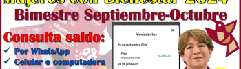 Ya puedes consultar saldo ¡YA HAY PAGOS de Mujeres con Bienestar del mes de SEPTIEMBRE!