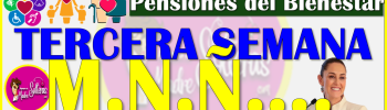 TERCERA SEMANA DE DEPÓSITOS: Pensión Bienestar del Adulto Mayor, Discapacidad y Madres Trabajadoras