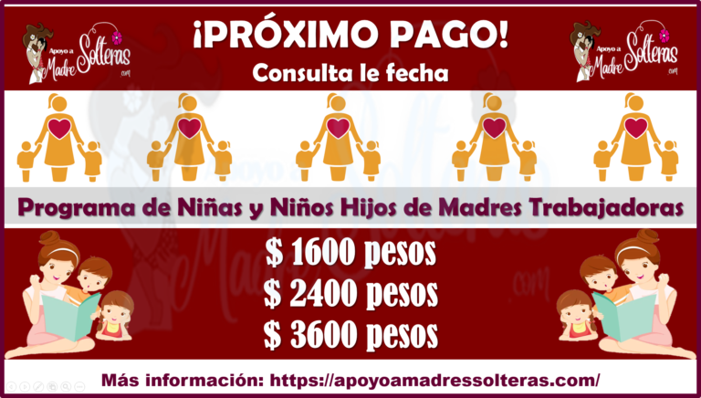 Próximo Pago Del Programa De Niñas Y Niños Hijos De Madres Trabajadoras ...