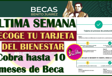 ¡ULTIMA SEMANA! Entrega de Tarjetas para los alumnos beneficiarios de las Becas Benito Juárez 2024