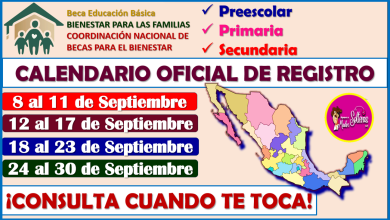 FECHAS OFICIALES DE REGISTRO para las Becas Benito Juárez Nivel Básico, aquí toda la información