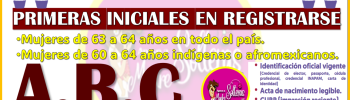 Estas son las primeras iniciales para el registro de la Pensión Mujeres Bienestar 60 a 64 años