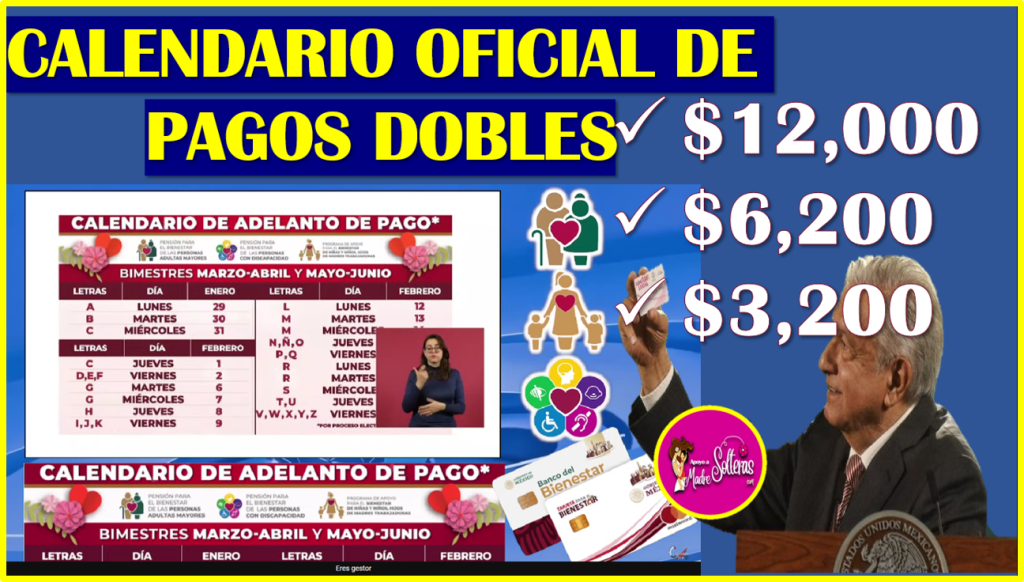 CALENDARIO OFICIAL DE PAGOS PENSIONES DEL BIENESTAR: SEGUNDA DISPERSIÓN ...