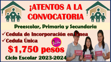 PRÓXIMO REGISTRO de las Becas Benito Juárez: Preescolar, Primaria y Secundaria