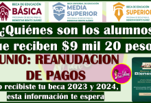 ¿Quienes son los alumnos que reciben $9 mil 20 pesos en el depósito de Junio? aquí te explico: Becas Benito Juárez 2024