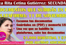 ¿Que documentos necesitas para el registro de la nueva Beca Rita Cetina Gutierrez? aquí te comparto la información