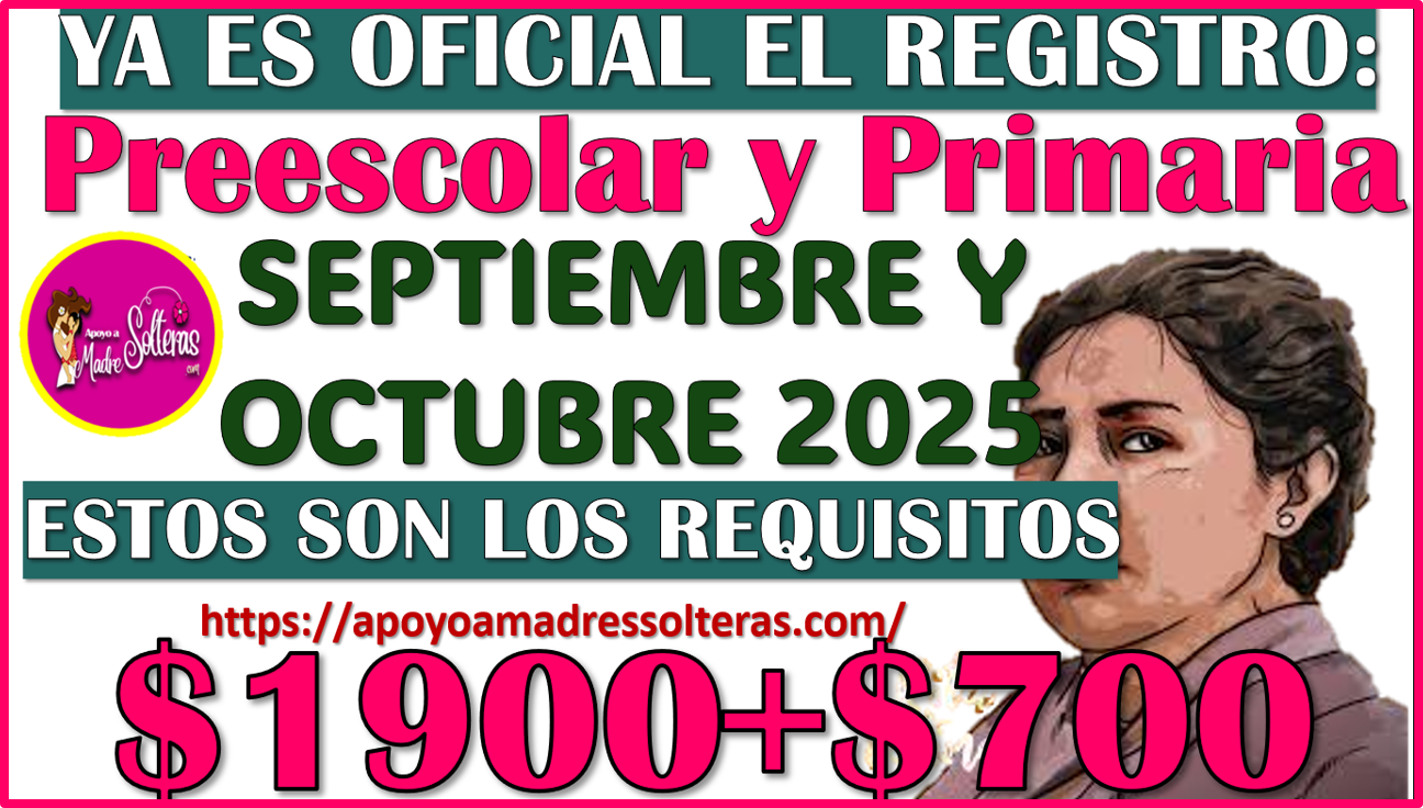 ▷ Ya es oficial PROXIMO REGISTRO para Preescolar y Primaria: Beca Rita Cetina Gutierrez 2025-2026 » 2025 Apoyos a Madres Solteras 🥇 Ya es oficial PROXIMO REGISTRO para Preescolar y Primaria: Beca Rita Cetina Gutierrez 2025-2026
